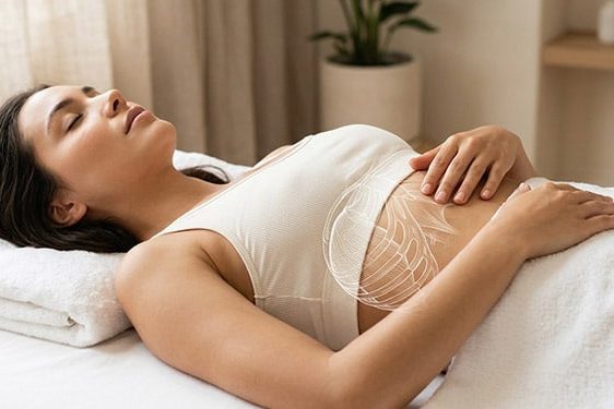 Le pouvoir de la respiration et du diaphragme sur le visage